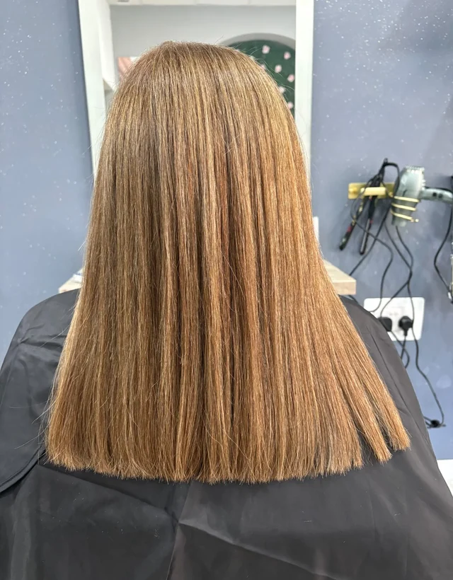 Client 3 hair after smoothing treatment