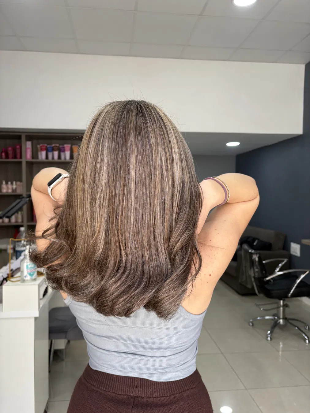 Freshly styled lengths
