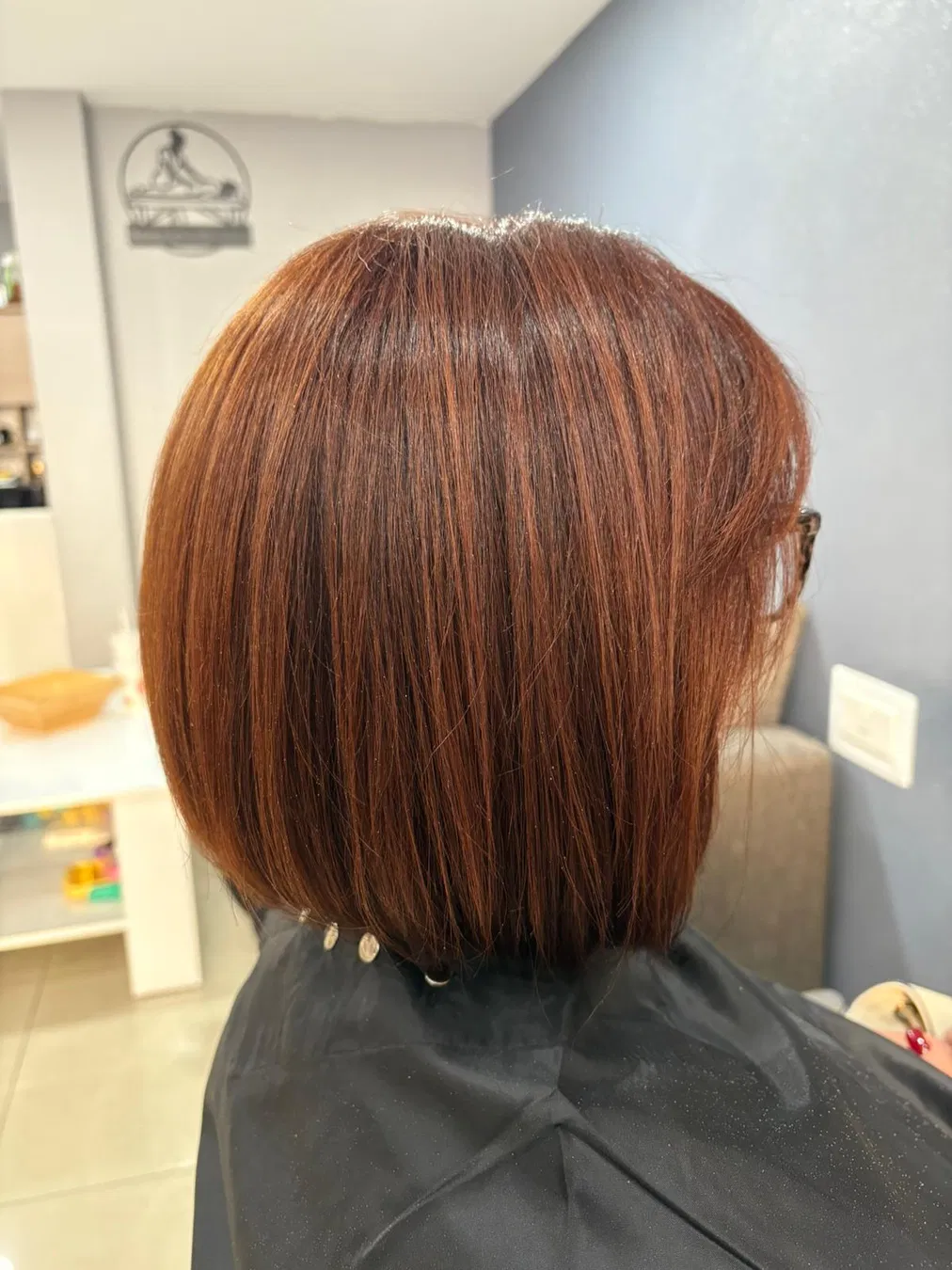 Sleek, flowing hair