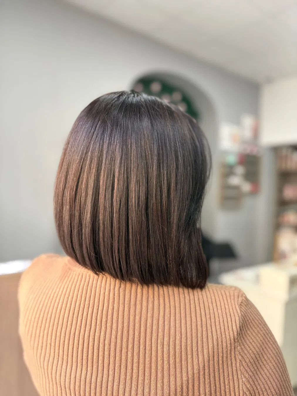 Softly layered finish