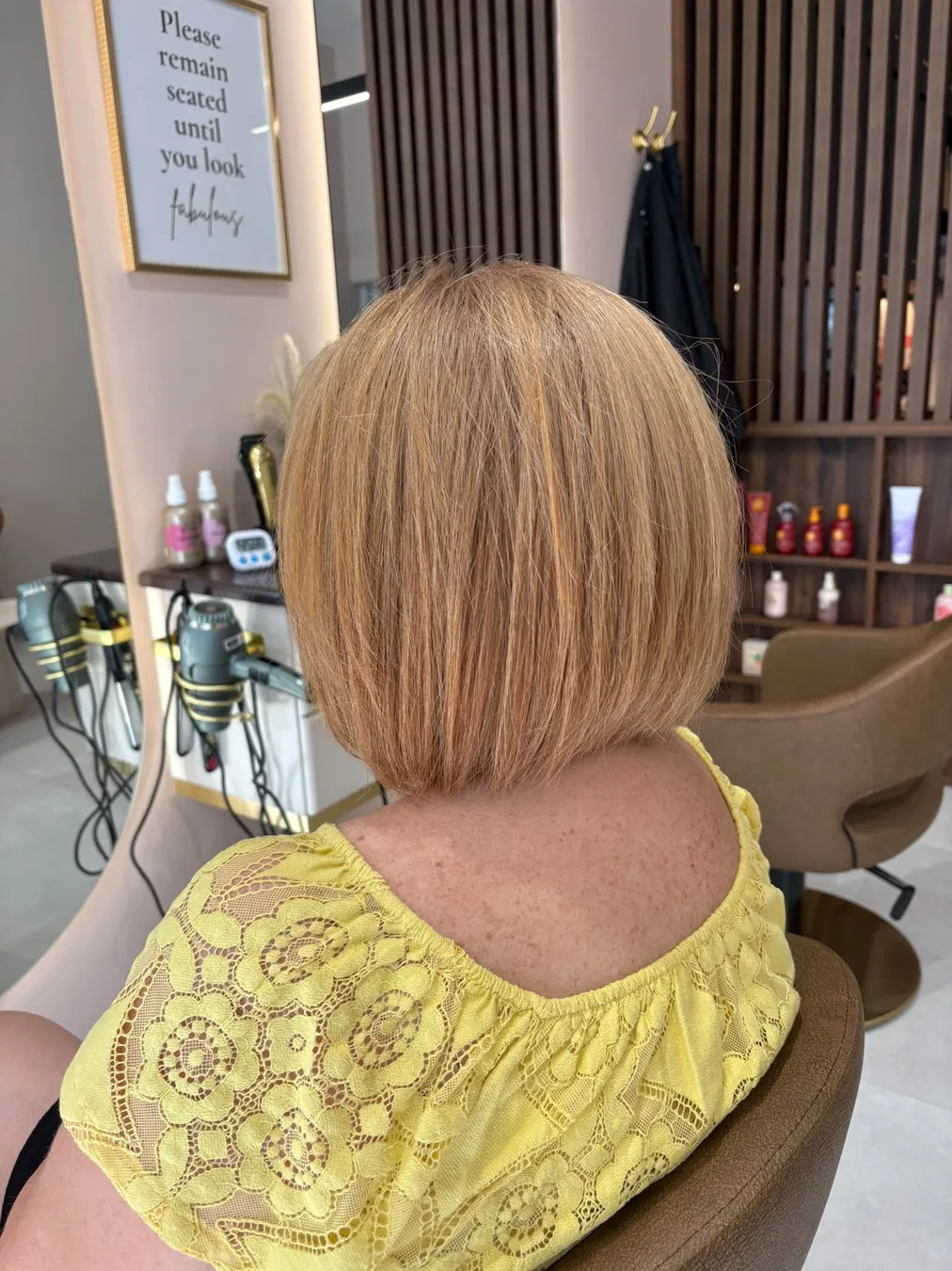 Fresh cut and finish