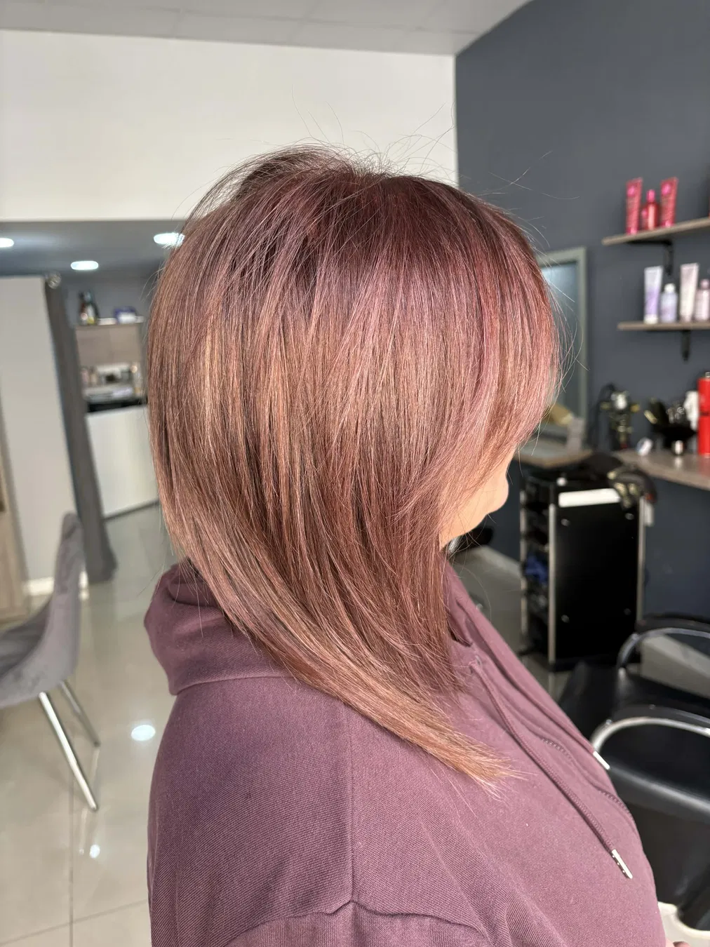 Softly layered finish