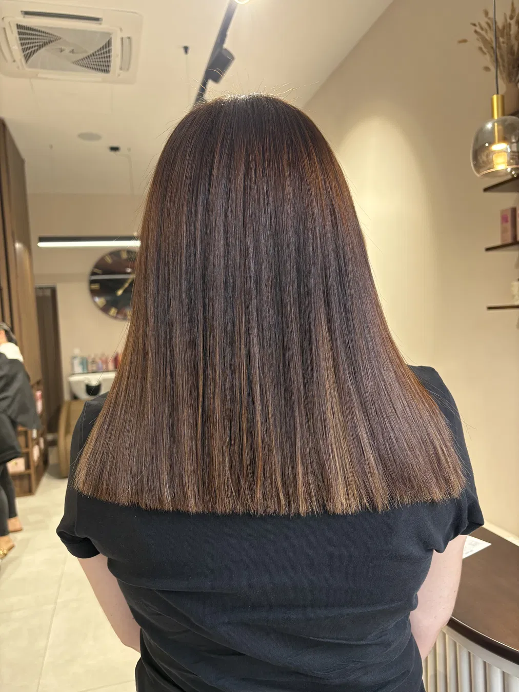 Smooth, flowing hair