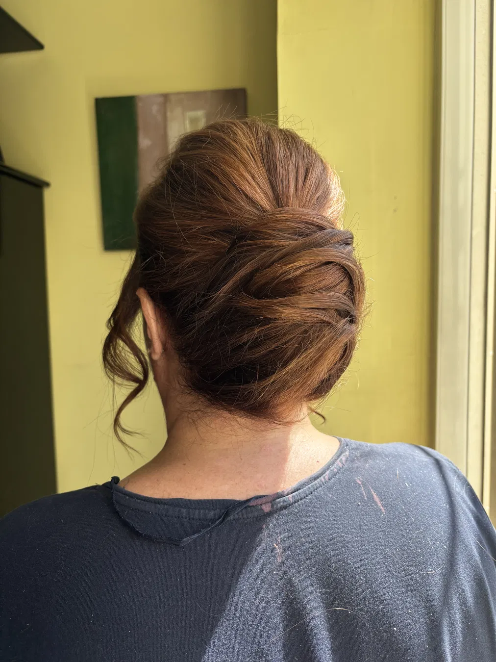 Softly gathered hair