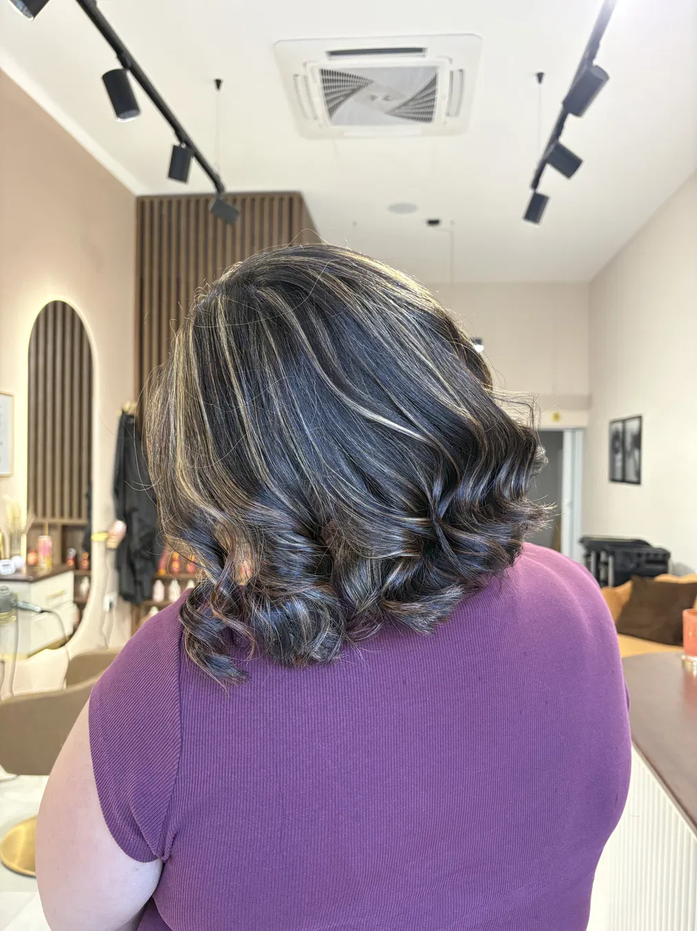 A flowing wavy finish